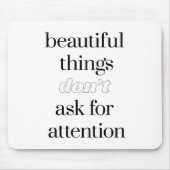 Schöne Dinge Maus Pad Mousepad (Vorne)