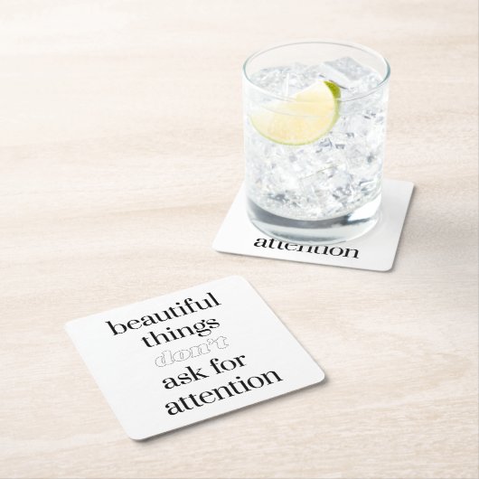 Schöne Dinge Papier Untersetzer (Vor Ort)