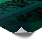 Schöne Dinge passieren inspirierendes Zitat Poster (Ecke)