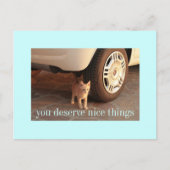 schöne Dinge Postkarte (Vorderseite)