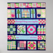 Schöne Dinge treffen sich zu einem Zeitpunkt Poster (Vorne)