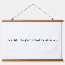 Schöne Dinge Wood Topped Wall Tapestry