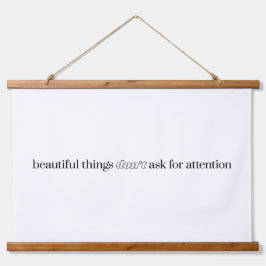 Schöne Dinge Wood Topped Wall Tapestry Wandteppich Mit Holzrahmen