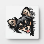 Schöne Dogs Plaque Fotoplatte (Vorderseite)