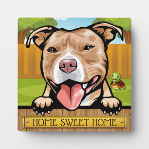 Schöne Dogs Plaques Fotoplatte