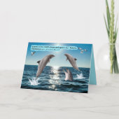 Schöne Dolphin-Schrift Philippinen 4:4 Karte (Vorderseite)