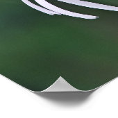 Schöne Dome-Blume im Twilight Poster (Ecke)