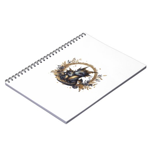 schöne Drachen Notizblock (Linke Seite)