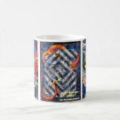 Schöne Drachen-Quilt-Tasse Kaffeetasse (Mittel)