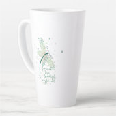 Schöne Drachenfliege - Sie machen das Leben zu ein Milchtasse (Linke Ecke)