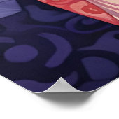 Schöne Drag Queen Red Hair Poster (Ecke)