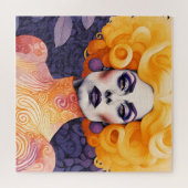 Schöne Drag Queen Red Hair Puzzle (Horizontal)