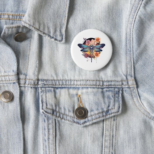 Schöne Dragonfly Button (Beispiel)