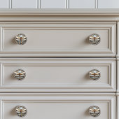 Schöne Dragonfly Gems Gold Mutter von Pearl Keramikknauf