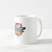 Schöne Dragonfly Kaffeetasse (VorderseiteRechts)