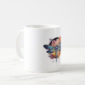 Schöne Dragonfly Kaffeetasse (Vorderseite Links)