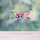Schöne Dragonfly Kiss Heaven Insecke Lover Acrylschild (Neutral)