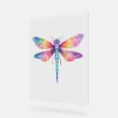 Schöne Dragonfly Kiss Heaven Insecke Lover Acrylschild (Winkel)