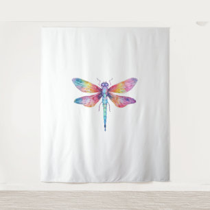 Schöne Dragonfly Kiss Heaven Insecke Lover Wandteppich