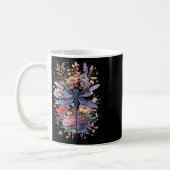 Schöne Dragonfly Kunst, Dichtung und Musik Kaffeetasse (Links)