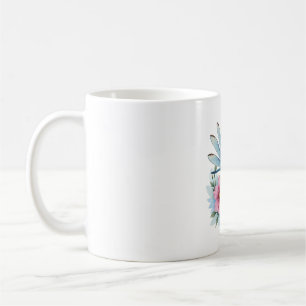 Schöne Dragonfly Kunst, Dichtung und Musik Kaffeetasse