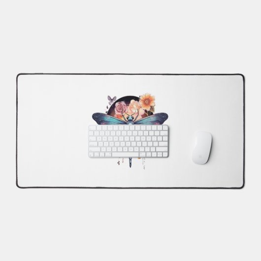 Schöne Dragonfly Schreibtischunterlage (Tastatur & Maus)