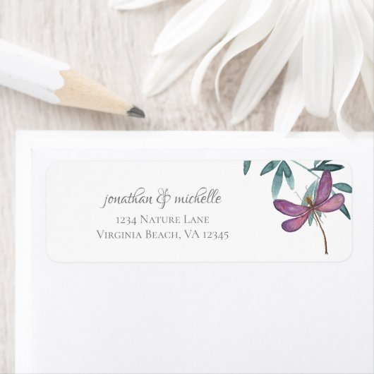 Schöne Dragonfly und Gartengrüne Adresse (Insitu)