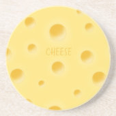 Schöne Dreamy Swiss Cheese Personalizable Getränkeuntersetzer (Vorne)