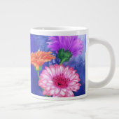 Schöne Drei-Farben-Gerberas - Ausgezeichnete Zeich Jumbo-Tasse (Rechts)