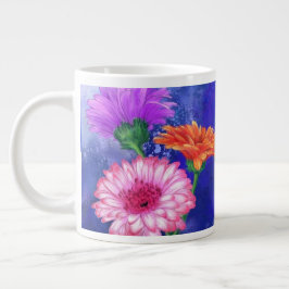 Schöne Drei-Farben-Gerberas - Ausgezeichnete Zeich Jumbo-Tasse