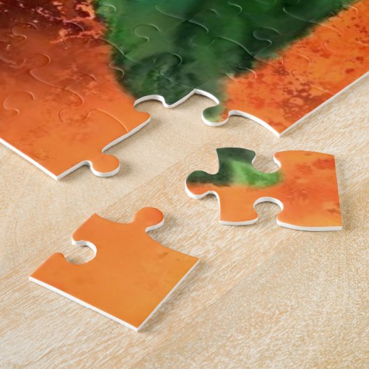 Schöne Drei Sonnenblumen - Gemälde Kunst Puzzle (Seite)