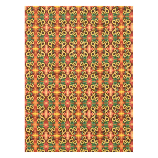 Schöne Drei Sonnenblumen - Gemälde Kunst Tischdecke (Vorderseite)