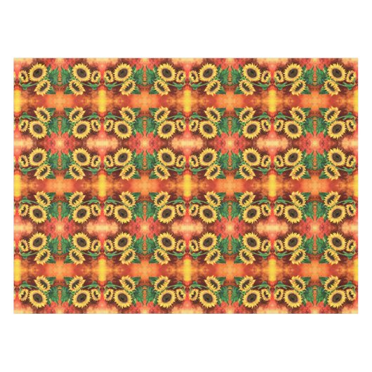 Schöne Drei Sonnenblumen - Malerei - Tischdecke (Vorderseite (Horizontal))