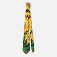 Schöne Drei Sonnenblumen Neck Tie - Gemälde