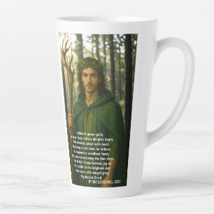 Schöne Druide Tasse mit Gedicht von Xoe Celticwell