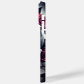 Schöne Dunkel- und Gotische Rose Skull Case-Mate iPhone Hülle (Rückseite / Links)