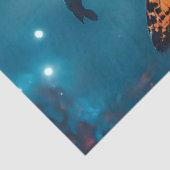 Schöne Dunkelhexe Seidenpapier (Ausschnitt)