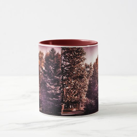 Schöne dunkle Natur Tasse (Zentrum)