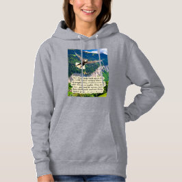 Schöne Eagle-Schrift Isaiah 40:31 Hoodie