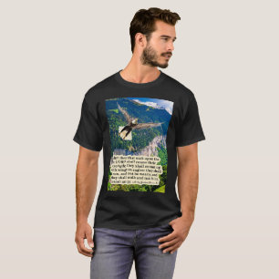 Schöne Eagle-Schrift Isaiah 40:31 T-Shirt
