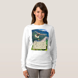 Schöne Eagle-Schrift Isaiah 40:31 T-Shirt