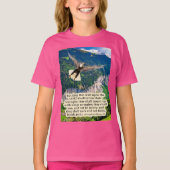 Schöne Eagle-Schrift Isaiah 40:31 T-Shirt (Vorderseite)