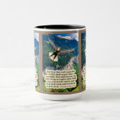 Schöne Eagle-Schrift Isaiah 40:31 Tasse (Zentrum)