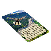 Schöne Eagle-Schrift Magnet Isaiah 40:31 (Rechte Seite)