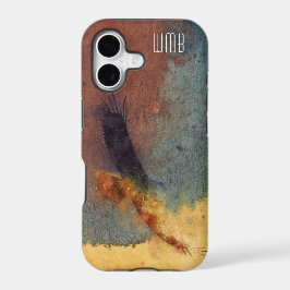 Schöne Eagle Wasserfarben Kunst, Mist und Farbe