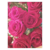 Schöne echte Rote Rosen drucken Tischdecke (Vorderseite)