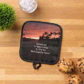 Schöne Edelsteine Topflappen (Oben Unten)