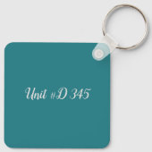 Schöne Egret Coastal Bird Art Schlüsselanhänger (Rückseite)