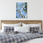 Schöne, einfache Baum- und Himmelskantkunst Leinwanddruck (Insitu (Schlafzimmer))