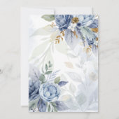 Schöne, einfache Einladungen für Hochzeiten. (Rückseite)